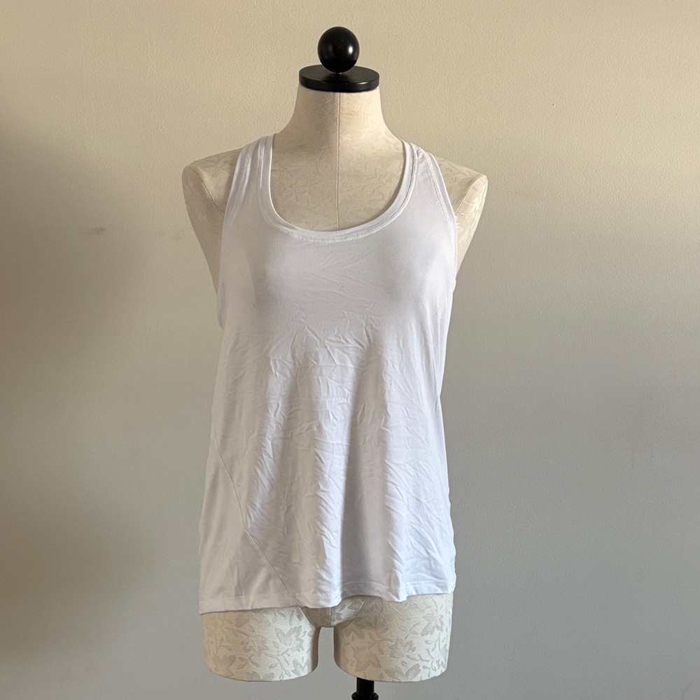 Yogalicious Classic White Tank Top